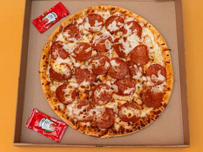 Pepperoni Pizza — Healthy Version, Olaya, Al Khobar Pepperoni pizza with melted mozzarella